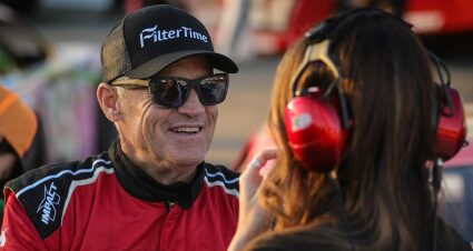 Kenny Wallace at CARS Tour debut at South Boston Speedway