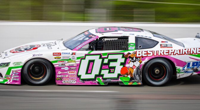 Featured image for Brenden Queen, Caden Kvapil take victories in wild night at Tri-County Motor Speedway