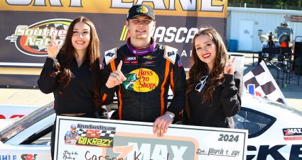 Carson Kvapil at the LMSC opener at Southern National