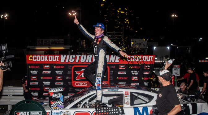 Featured Image for Brent Crews survives wild night, Caden Kvapil completes season season at Ace Speedway