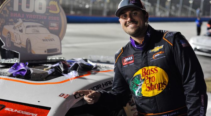 Featured Image for Connor Hall, Jade Avedisian take opening night wins at New River All American Speedway
