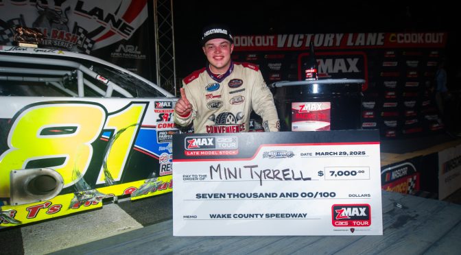 Featured Image for Small but mighty: Mini Tyrrell snaps winless drought with dominant victory at Wake County