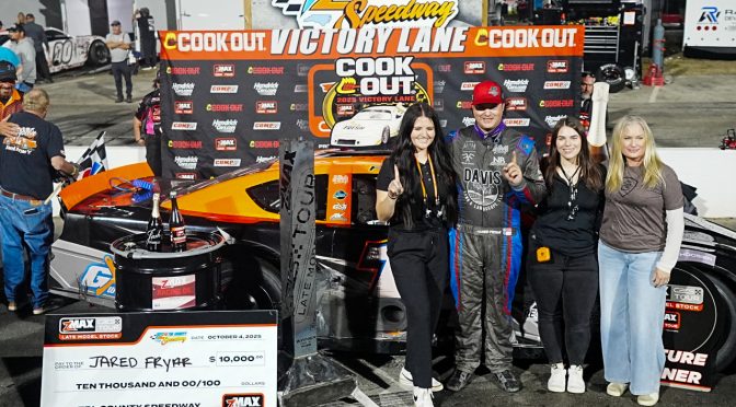 Featured Image for Jared Fryar, T.J. DeCaire prevail in wild evening at Tri-County Motor Speedway